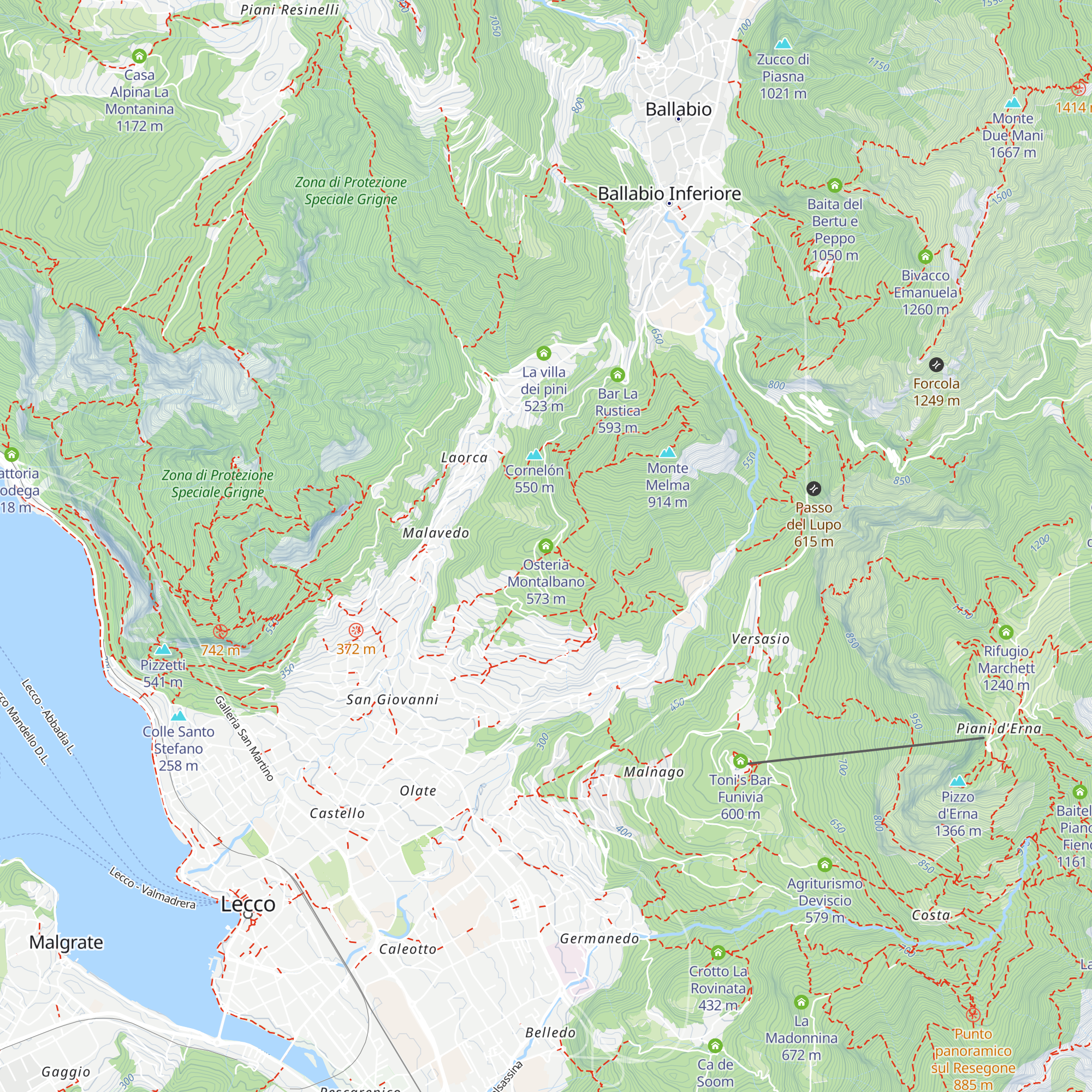 Osteria Montalbano map