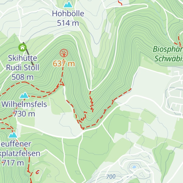Map of Albert-Ege-Hütte