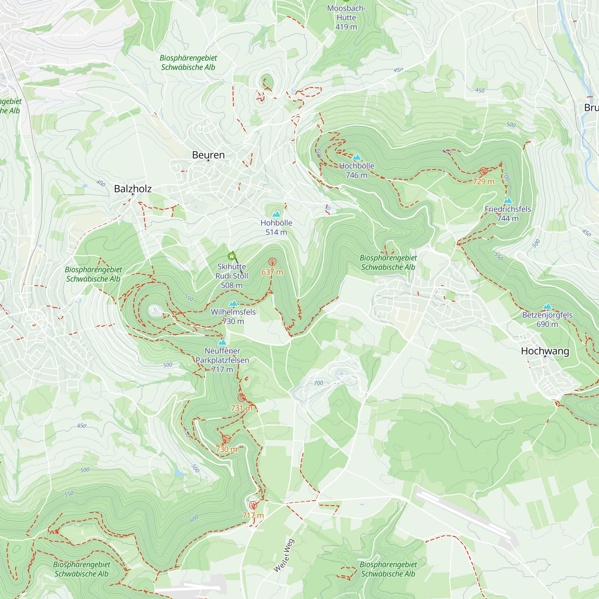 Albert-Ege-Hütte map