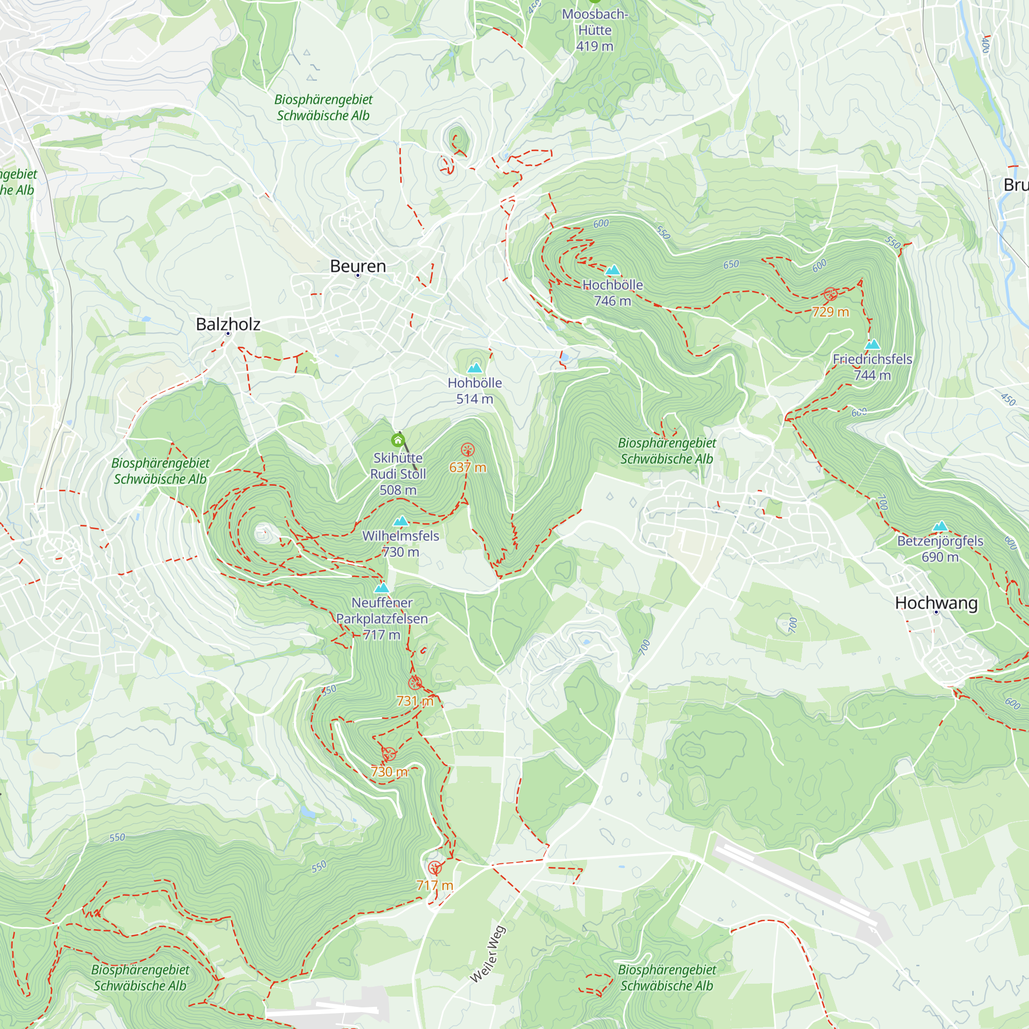 Albert-Ege-Hütte map
