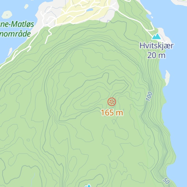 Map of Lovisenbergkollen