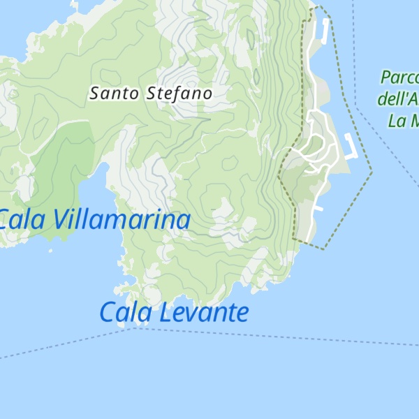 Map of Monte Guardia Moro