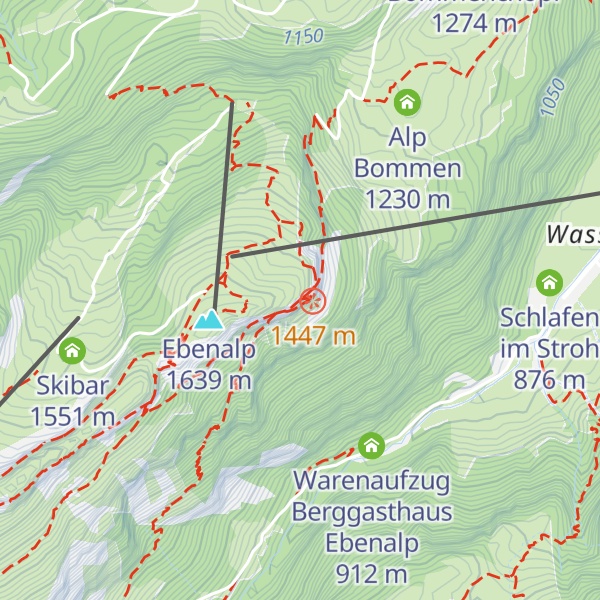 Map of Berggasthaus Aescher-Wildkirchli