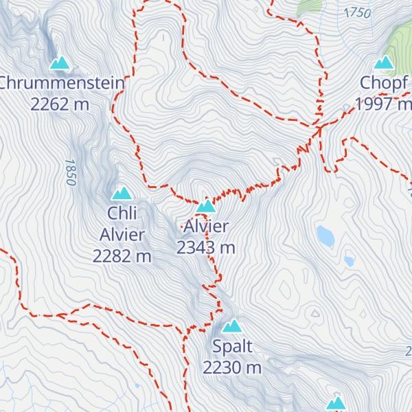 Map of Alvier