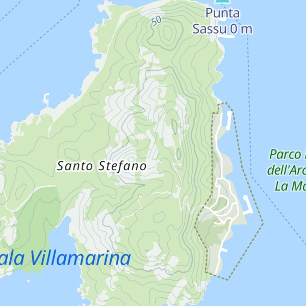 Map of Monte Zucchero