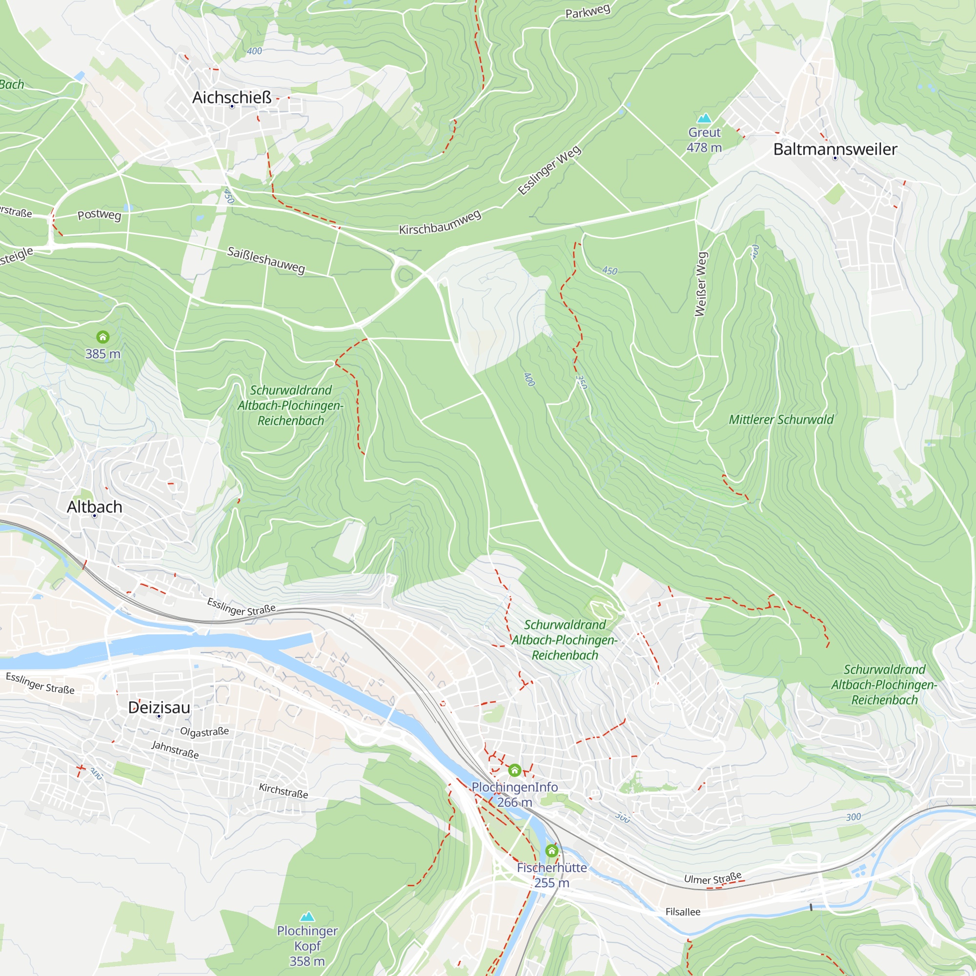 Kirchenwaldhütte map