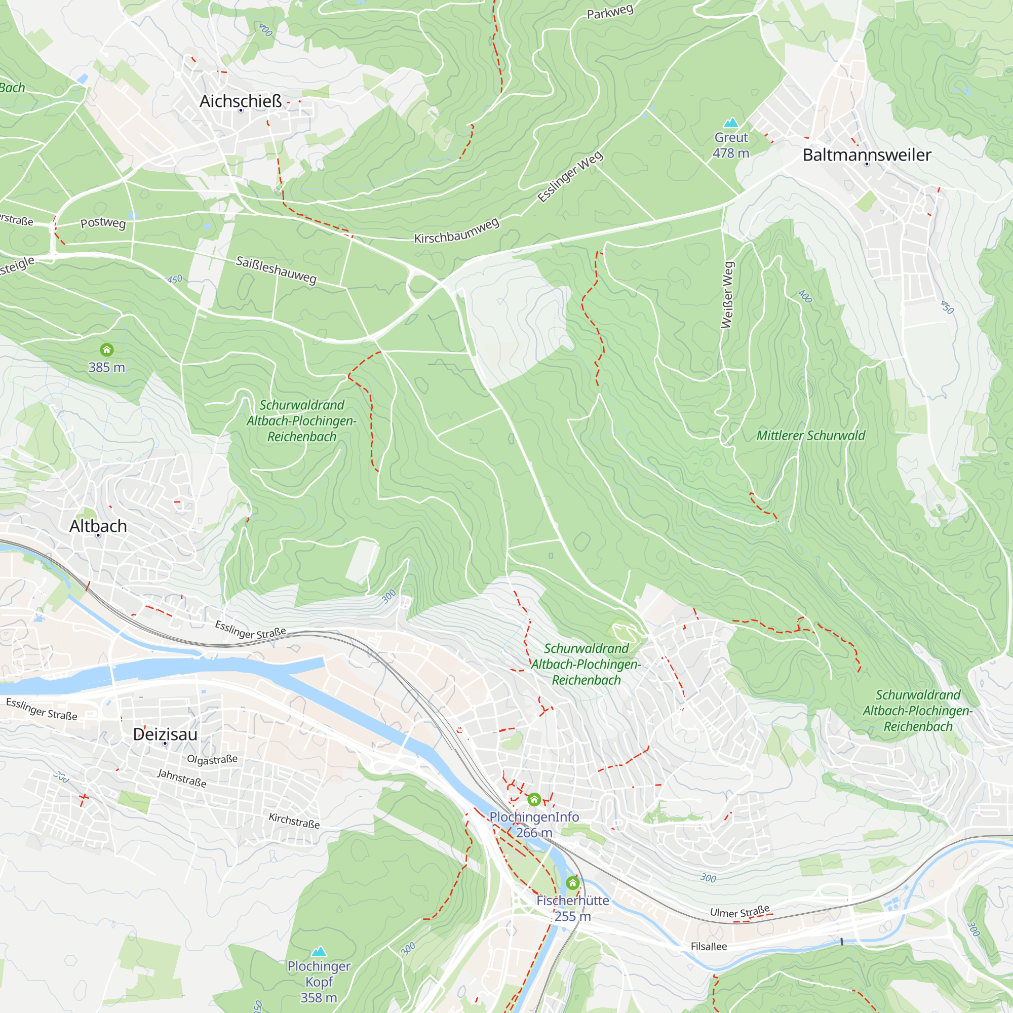 Kirchenwaldhütte map