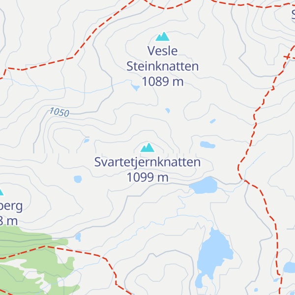 Map of Svartetjernknatten