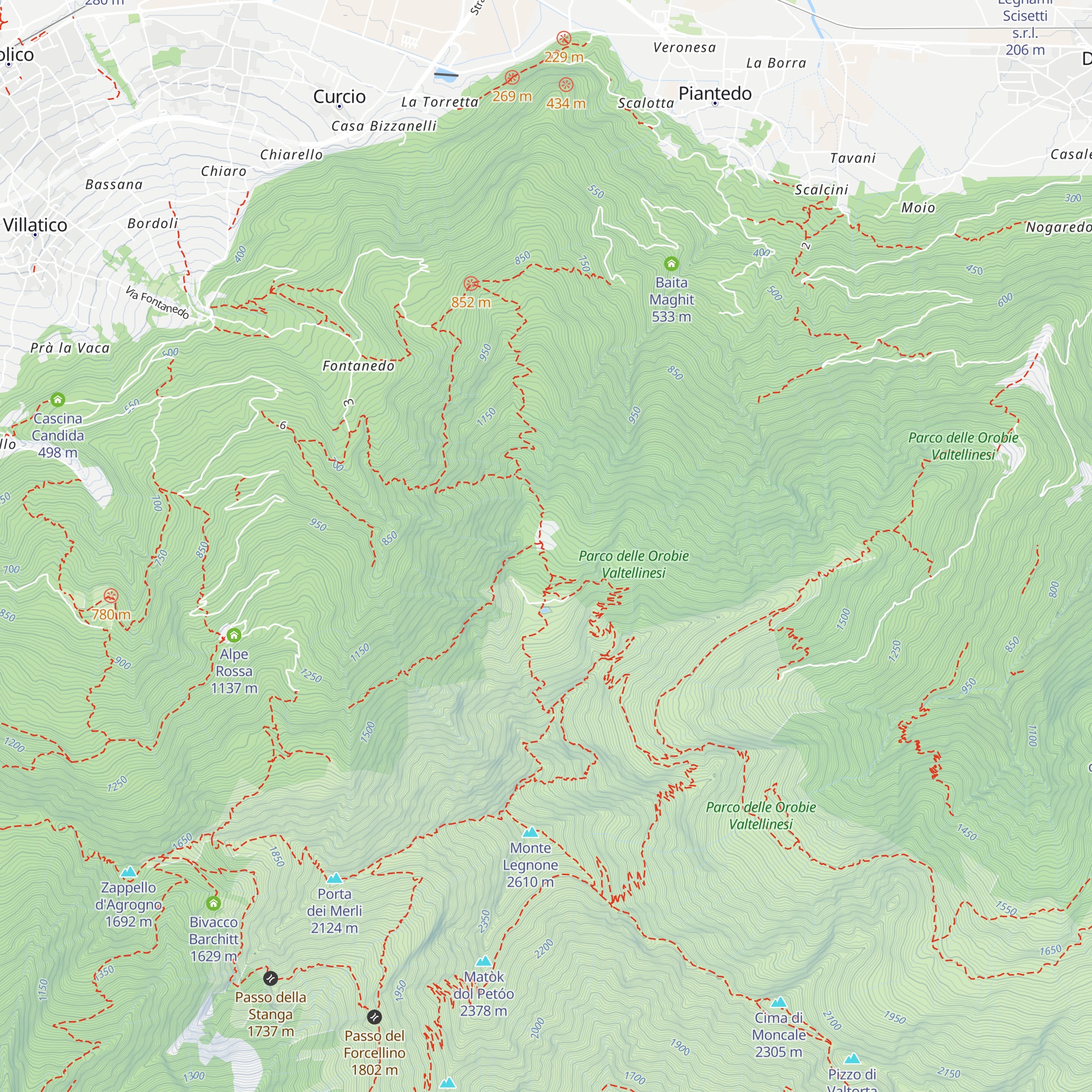 Rifugio Scoggione map