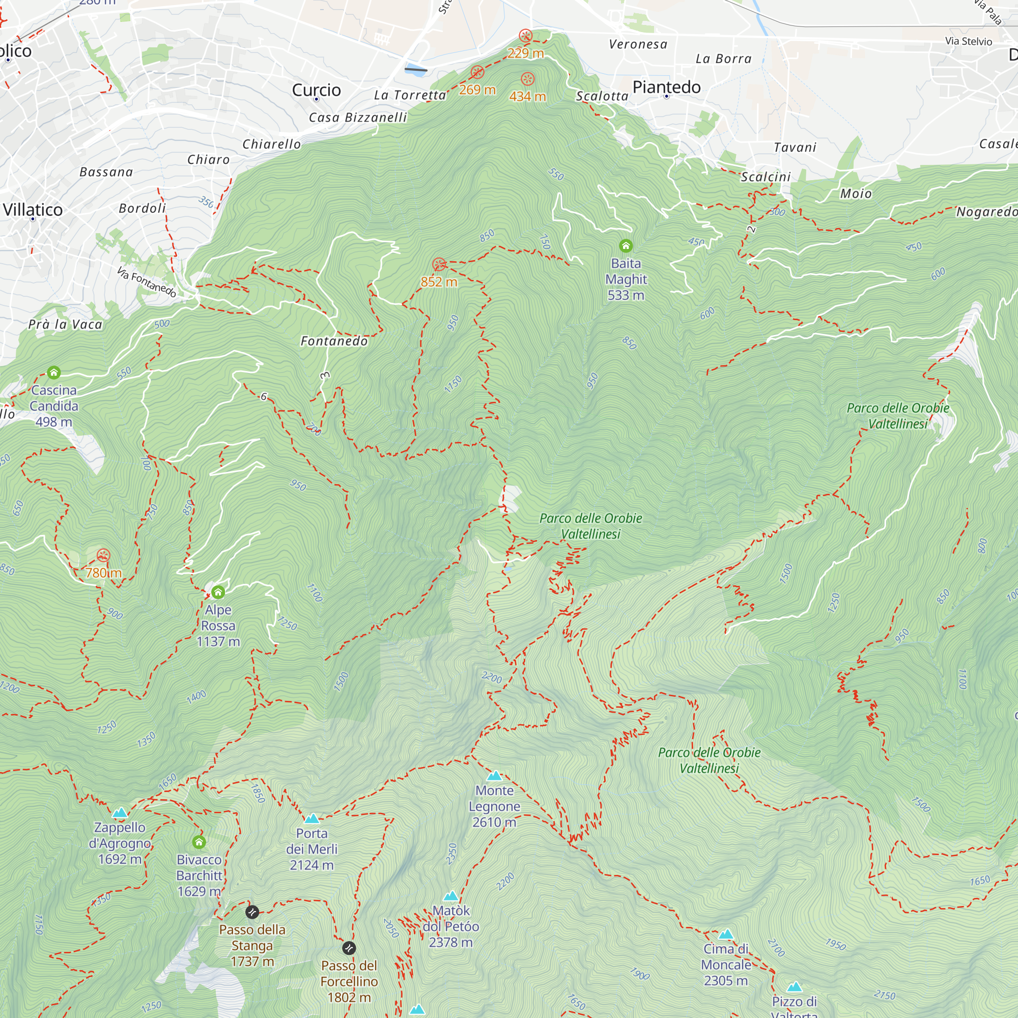 Rifugio Scoggione map