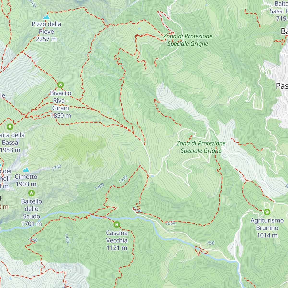 Rifugio Antonietta map