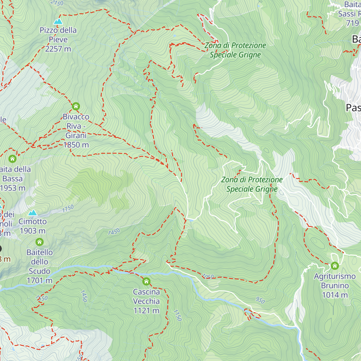 Rifugio Antonietta map