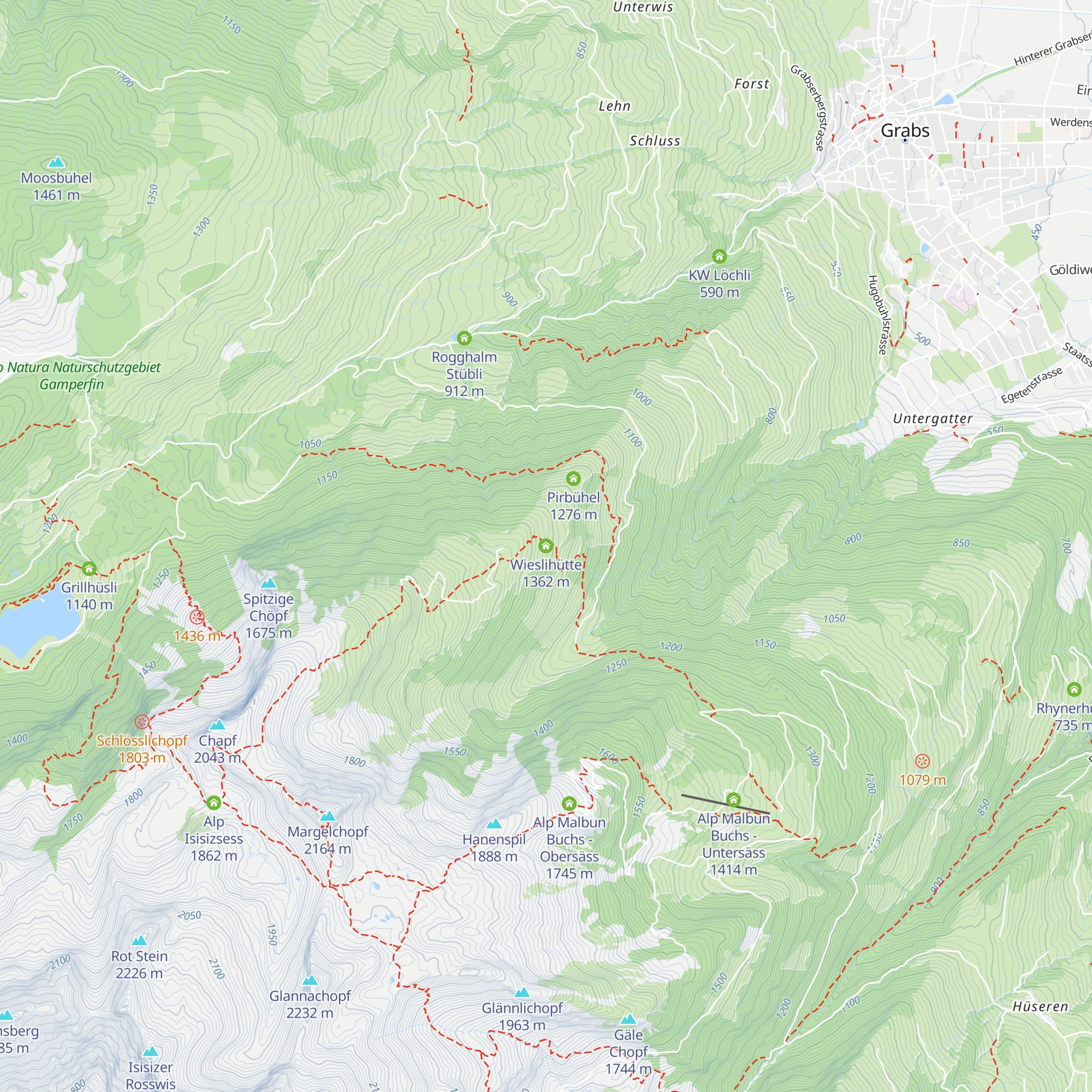 Wieslihütte map