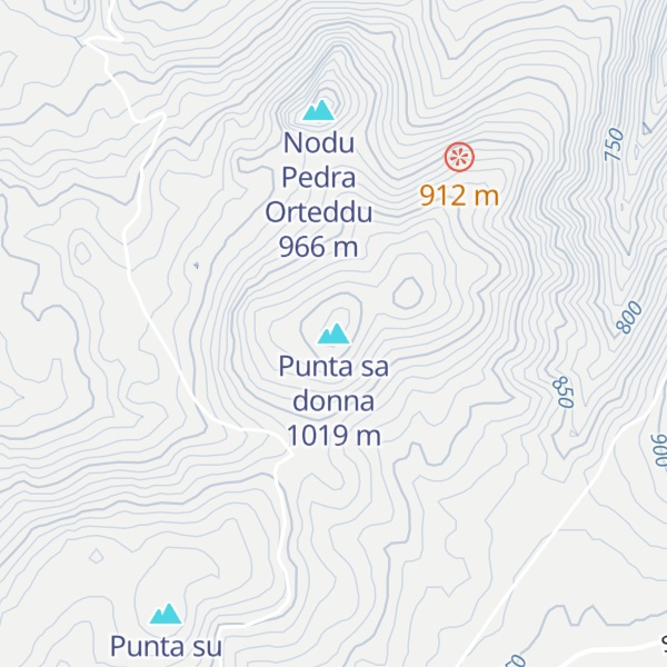 Map of Punta sa donna