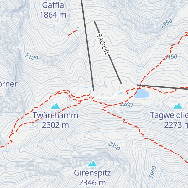 Map of Pizolhütte
