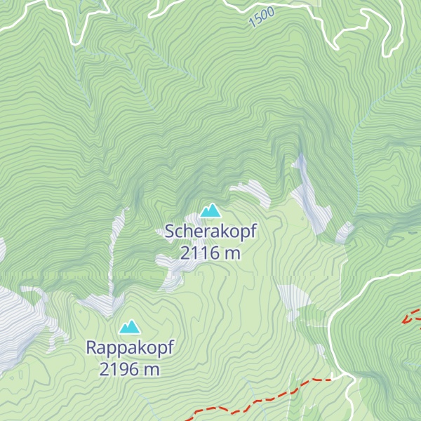 Map of Scherakopf