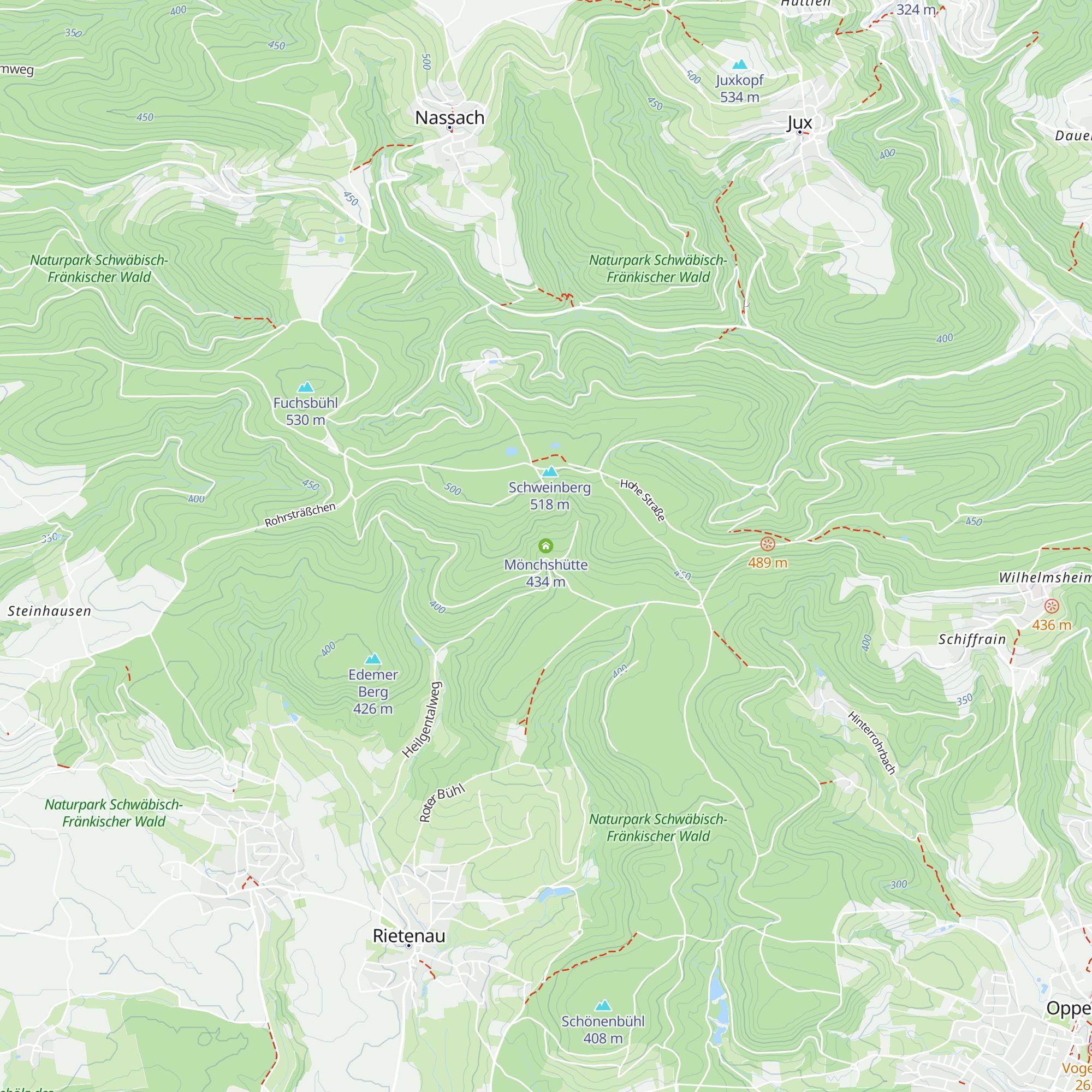 Mönchshütte map