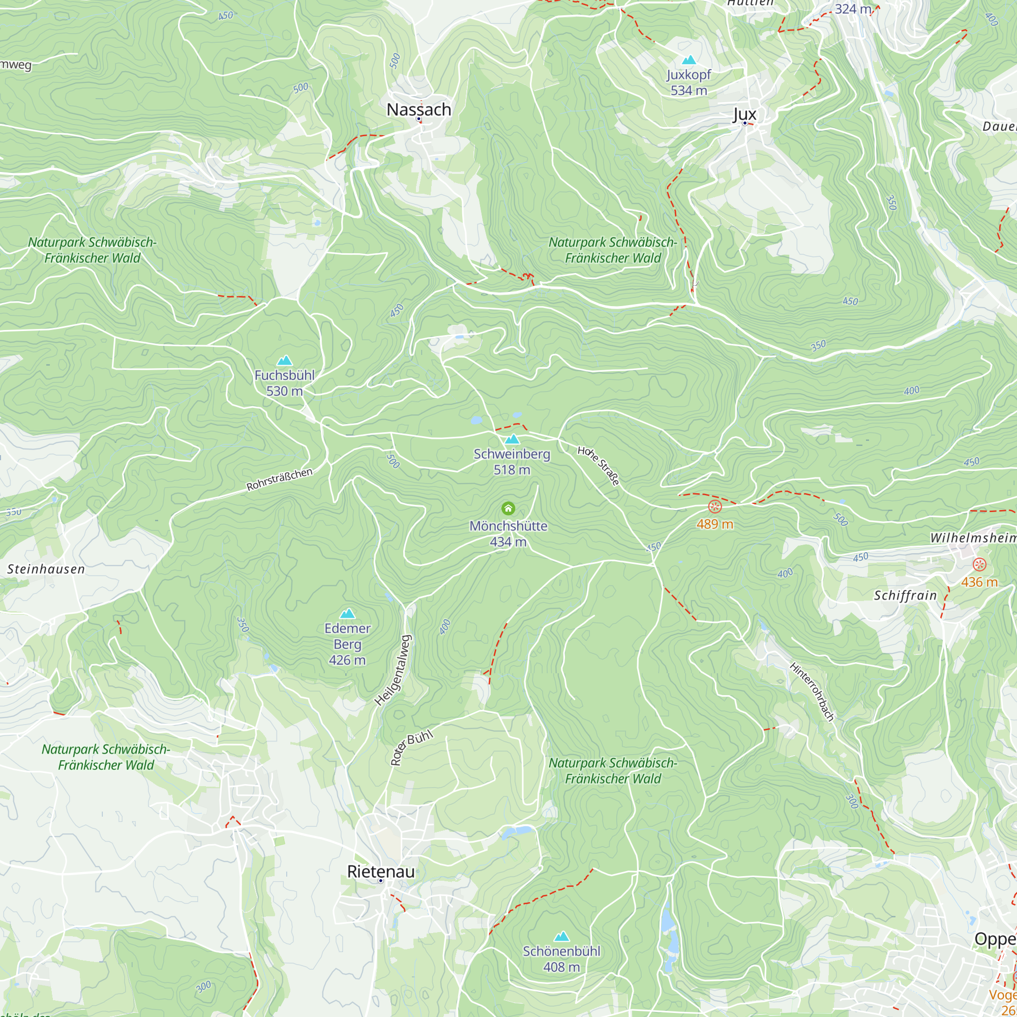 Mönchshütte map