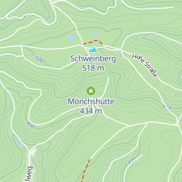 Map of Mönchshütte