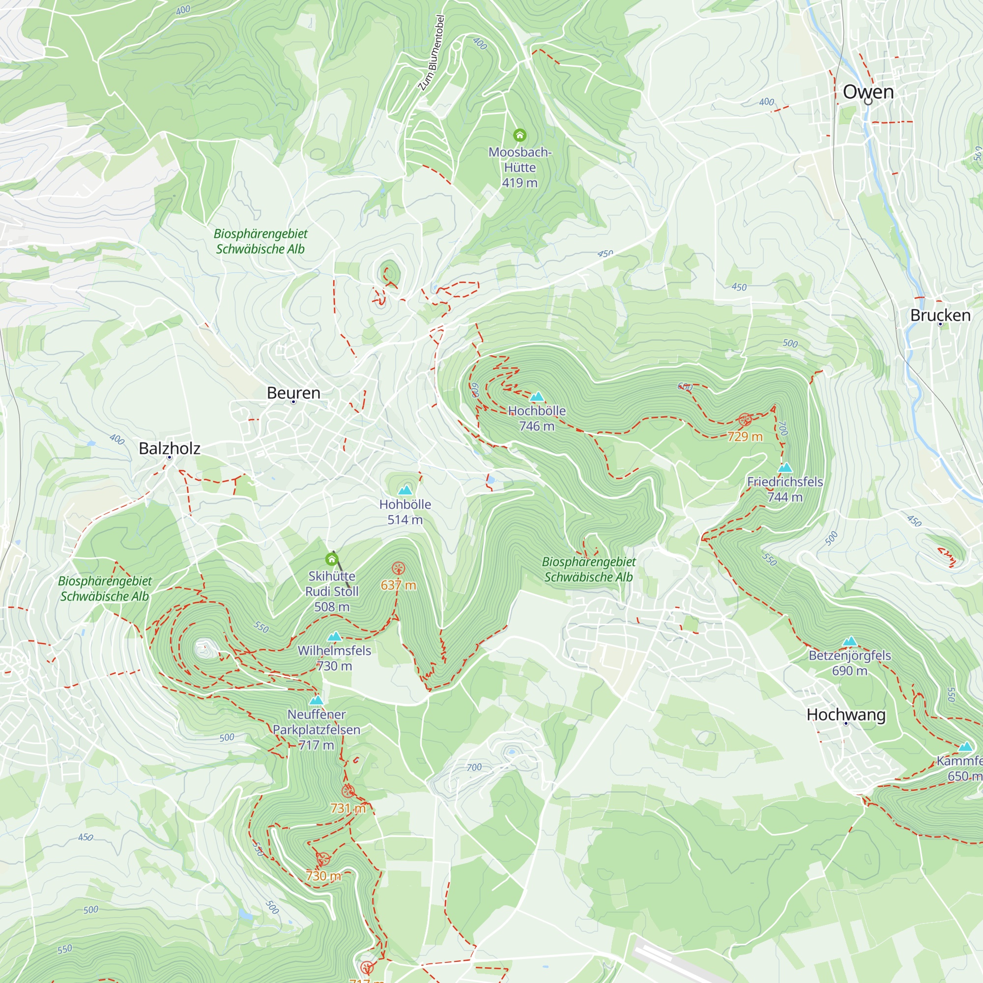 Seehütte map