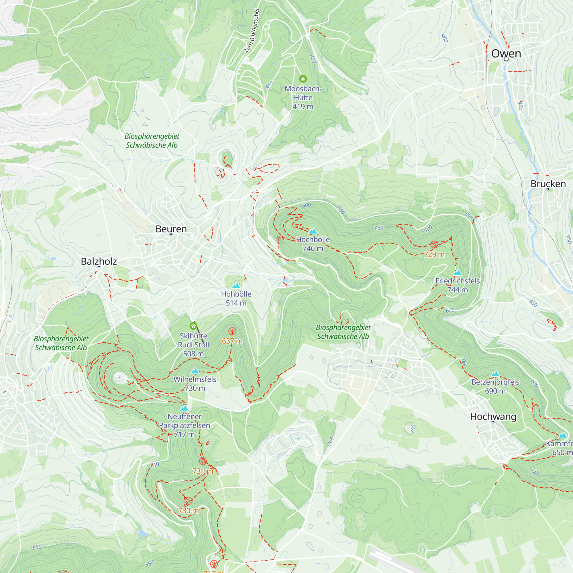 Seehütte map