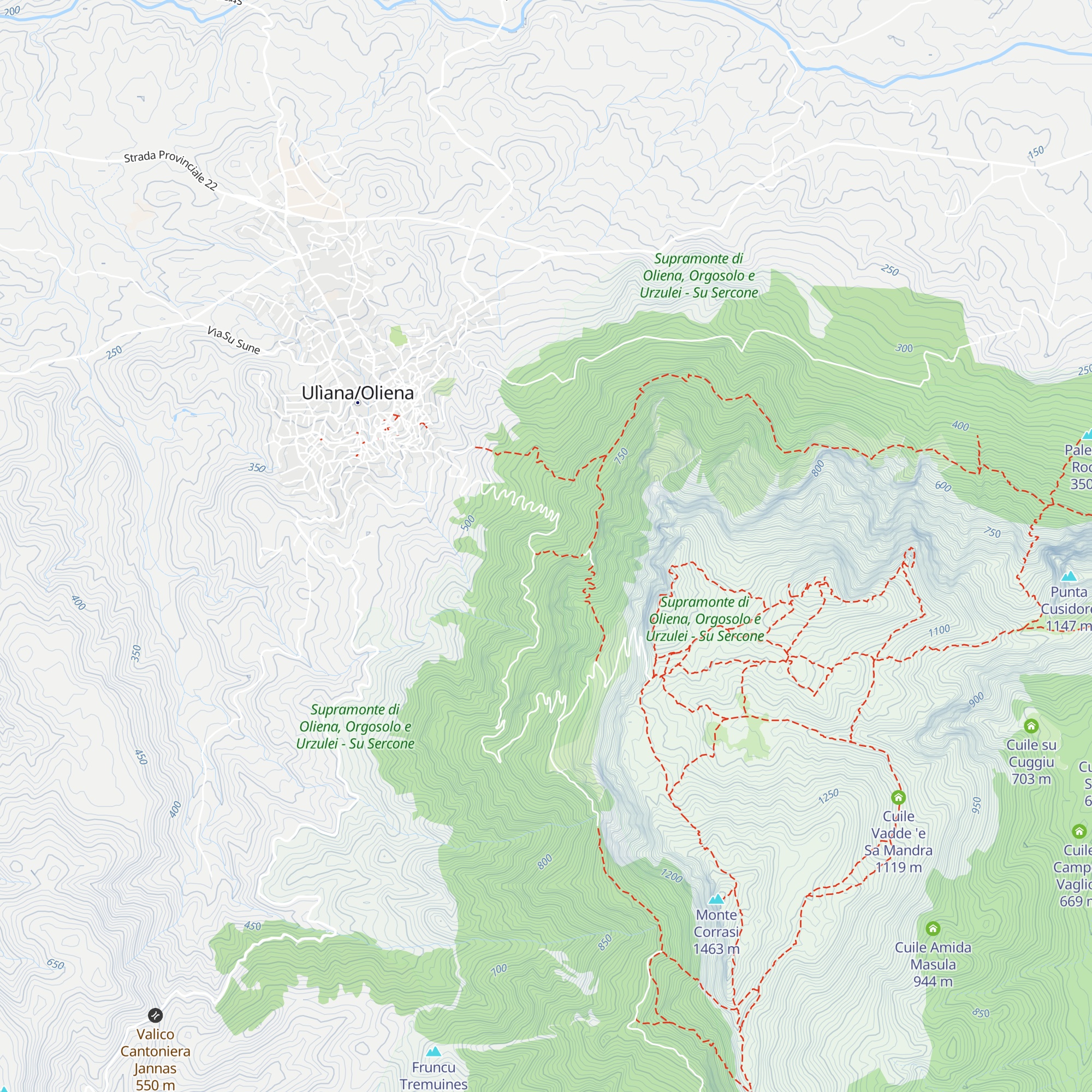 Cooperativa Turistica ENIS map