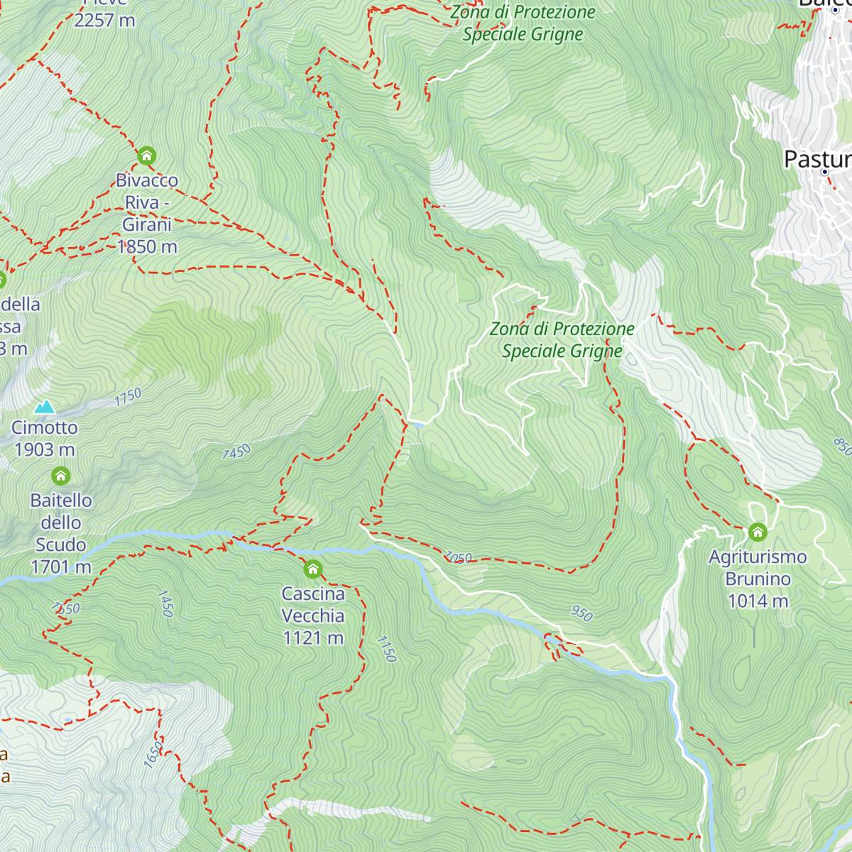 Agriturismo Le Tre Casine map