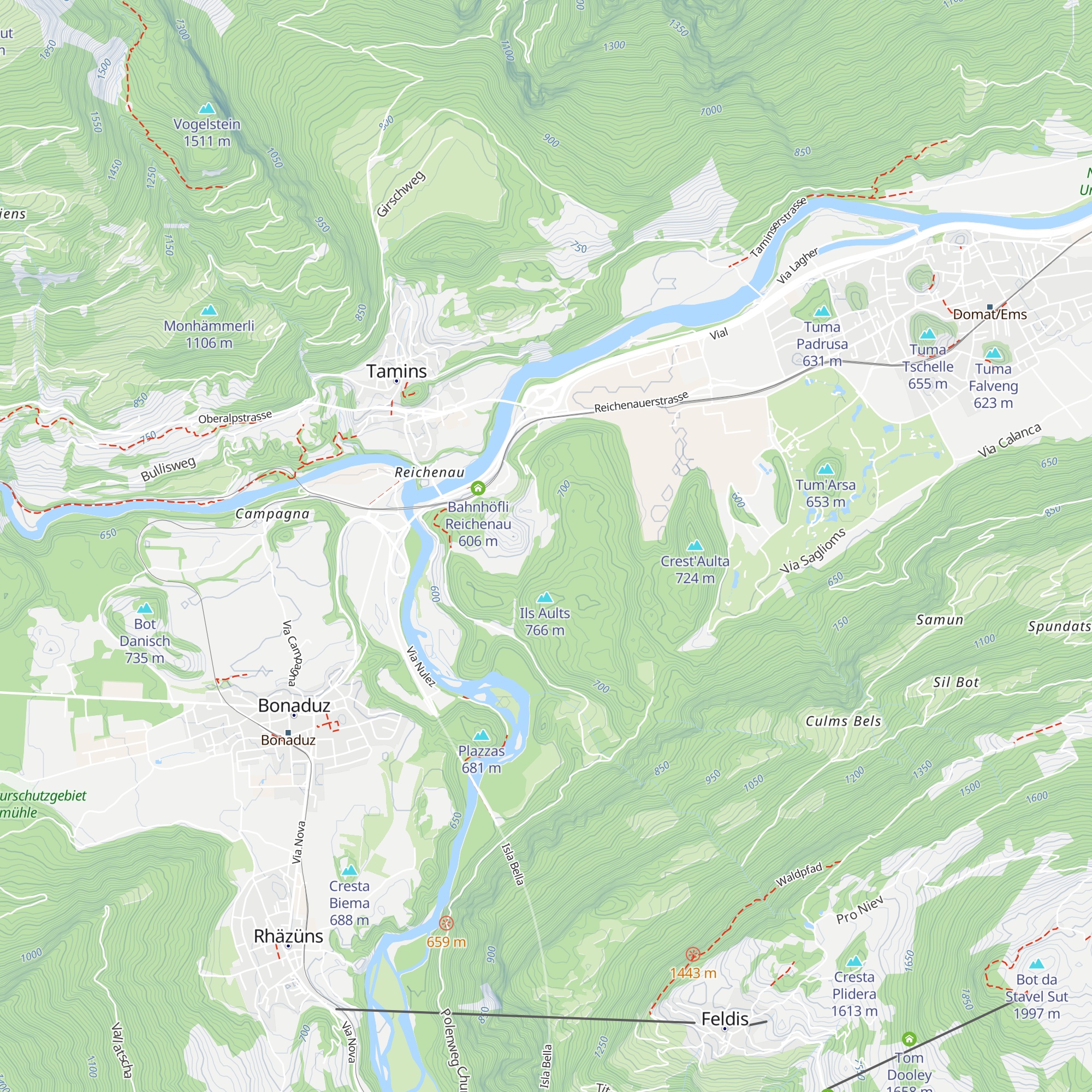 Tegia Da Vaut map