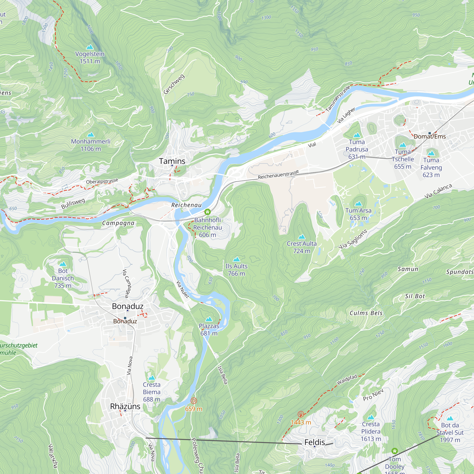 Tegia Da Vaut map