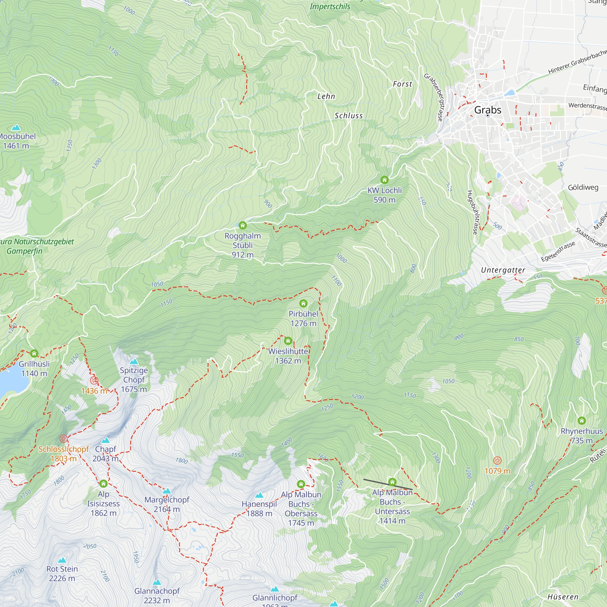 Pirbühel map