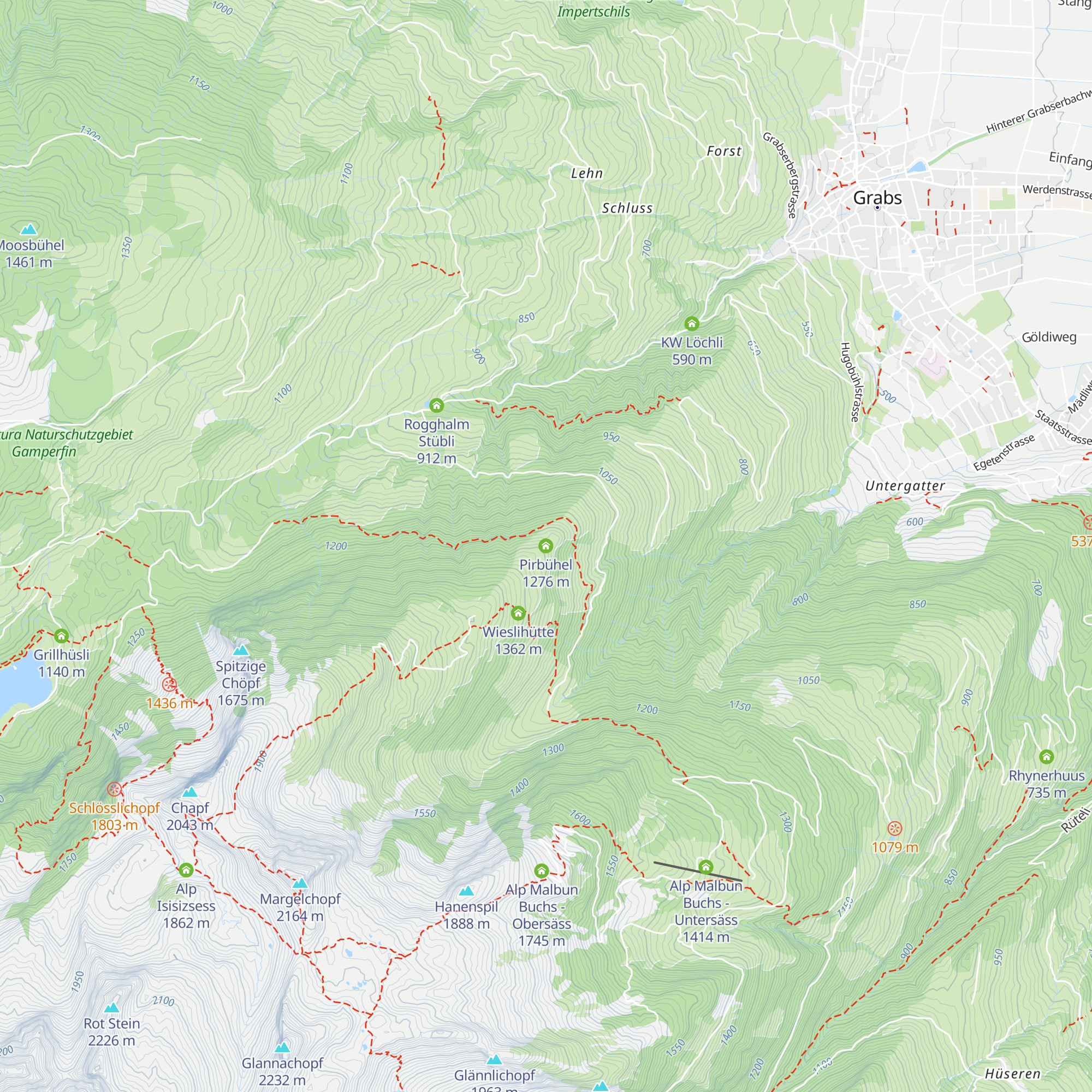 Pirbühel map