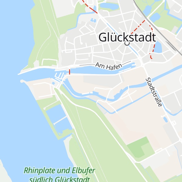 Map of Blockhütte am Rhin