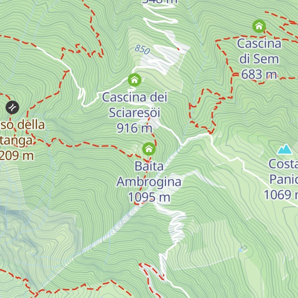 Map of Baita Ambrogina