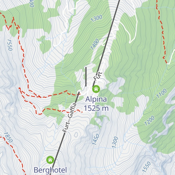 Map of Berghotel Furt