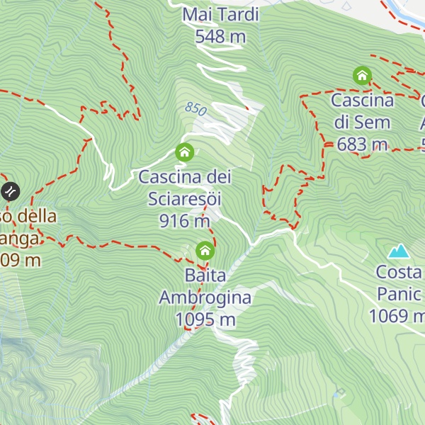 Map of Rifugio Riva