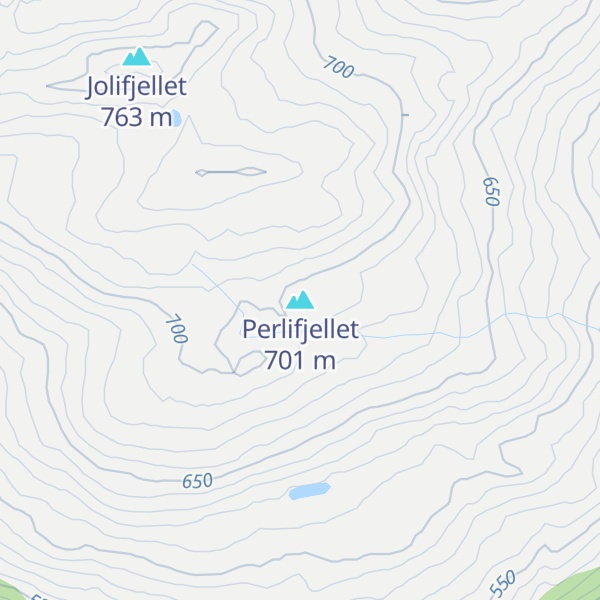 Map of Perlifjellet