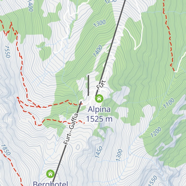 Map of Berghotel Graue Hörner