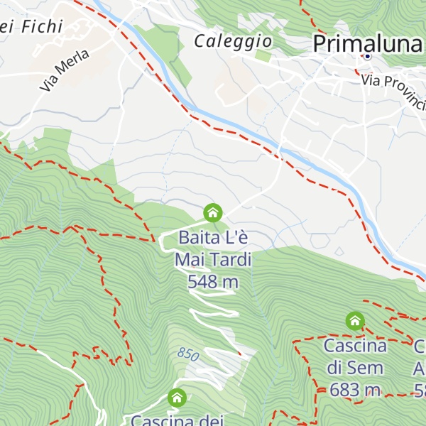 Map of Baita L'è Mai Tardi