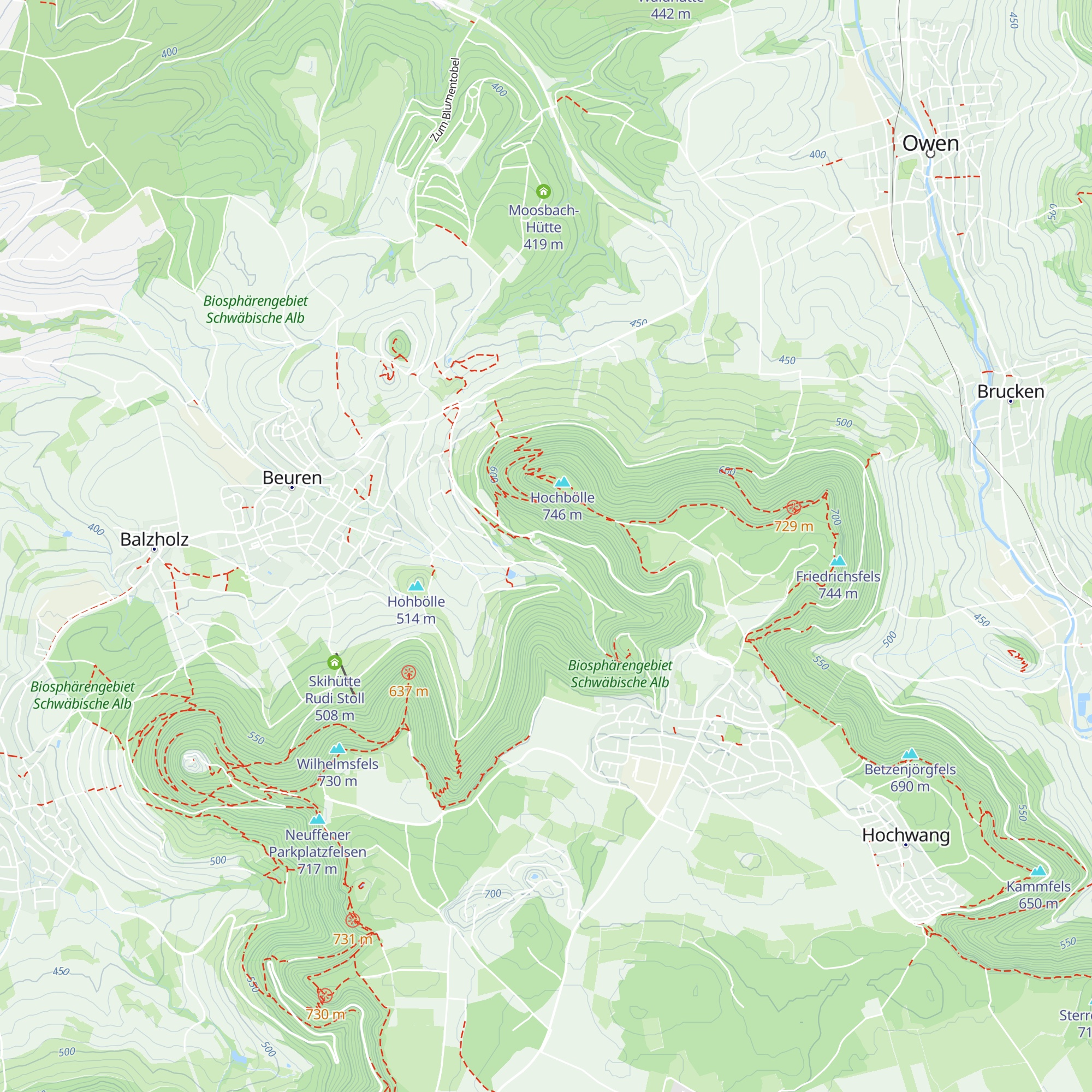 Ochsenweg-Hütte map