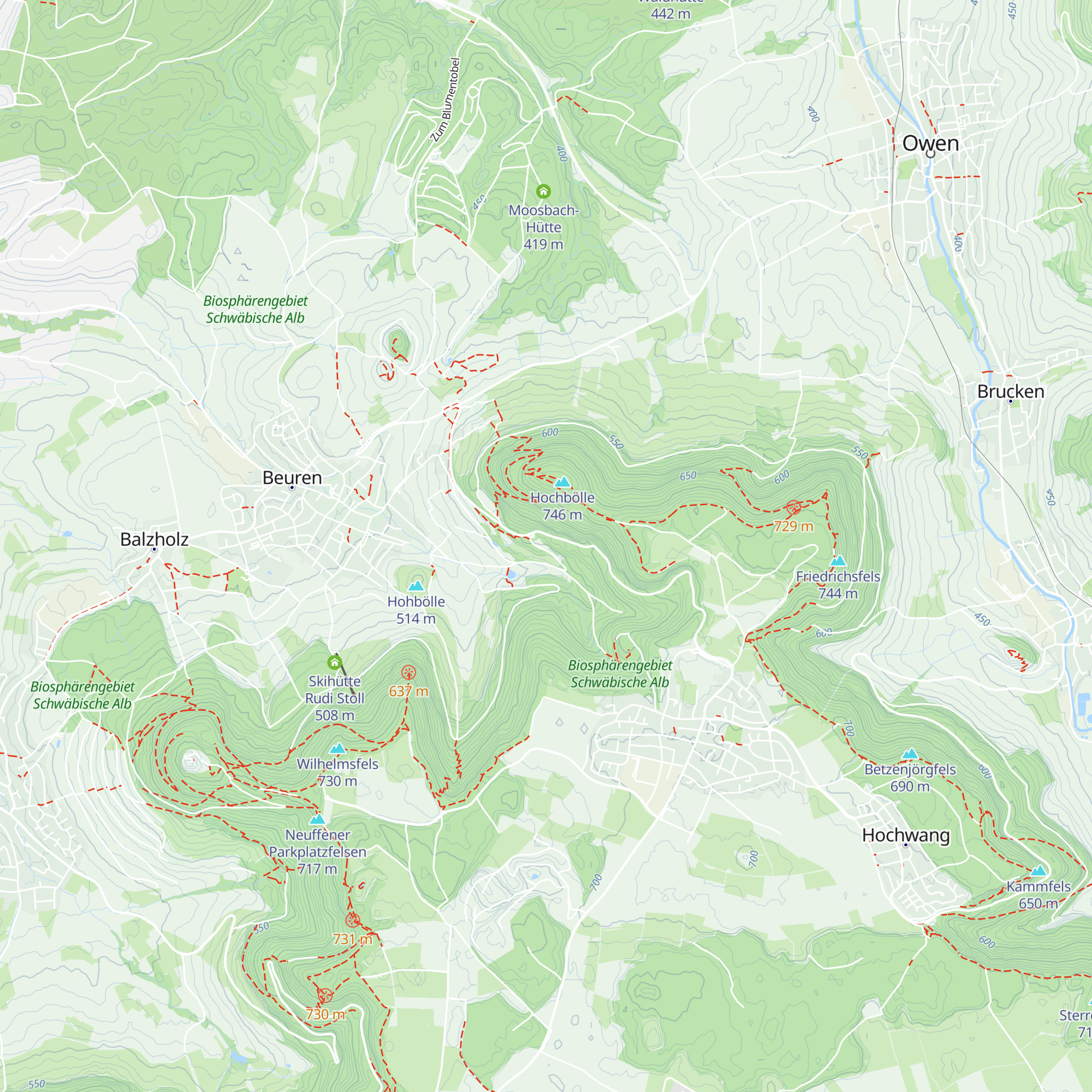 Ochsenweg-Hütte map
