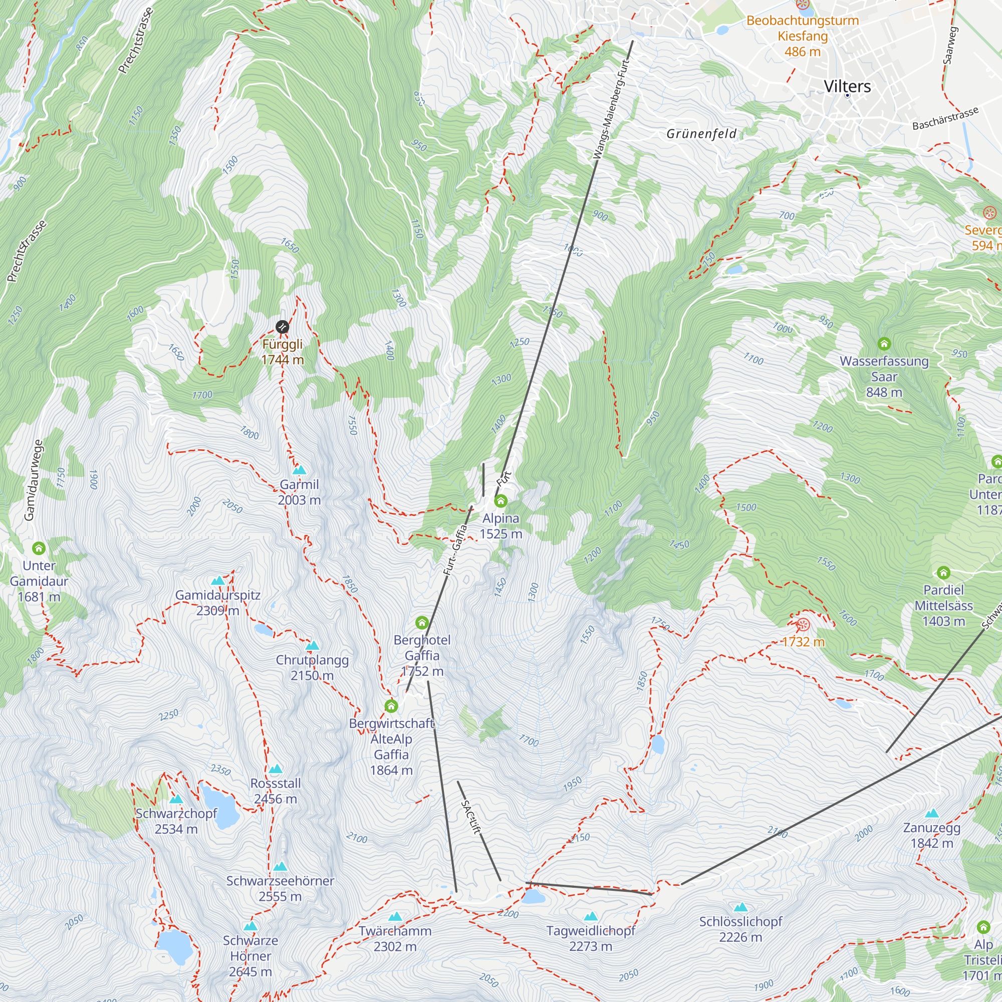 Alpina map