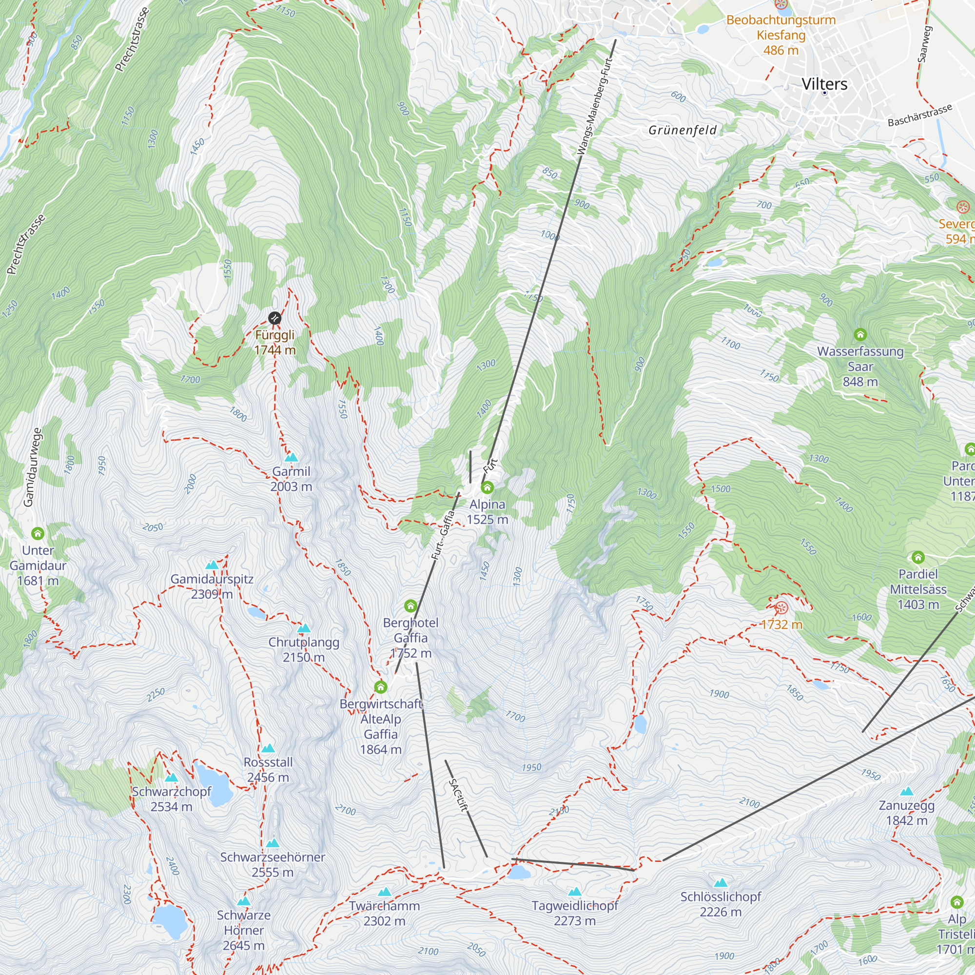 Alpina map