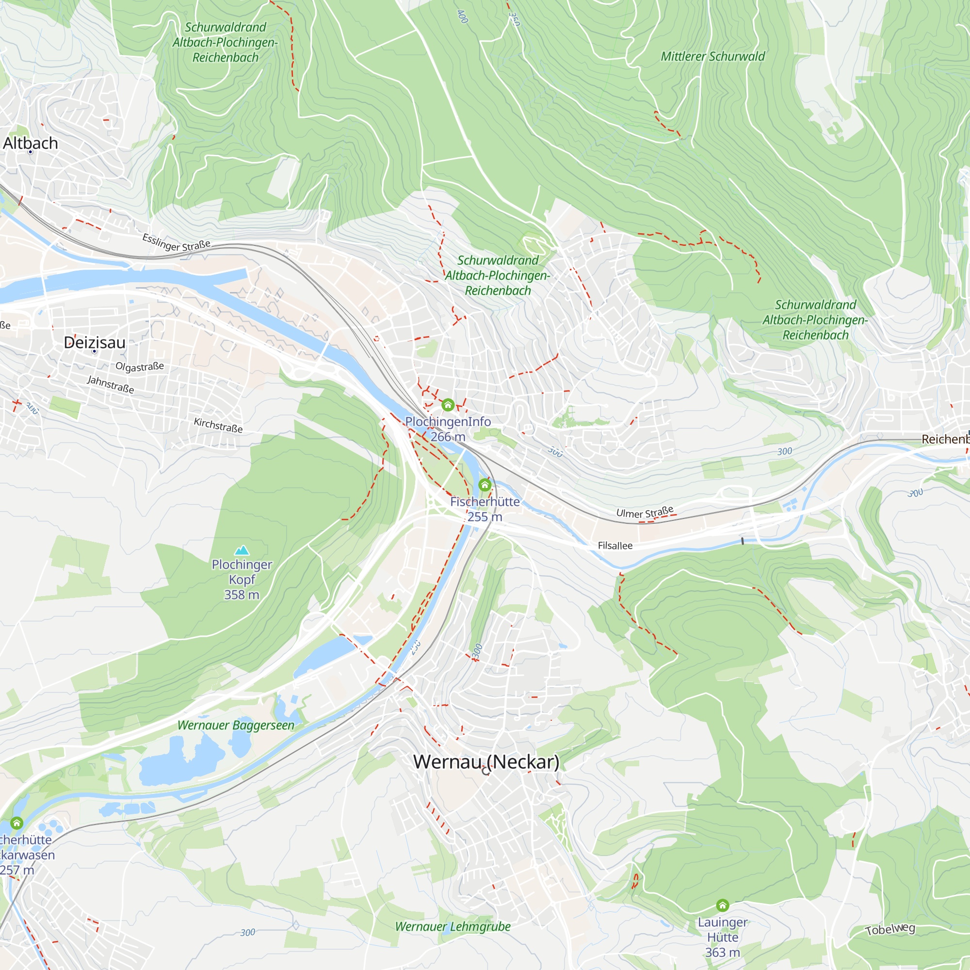 Fischerhütte map