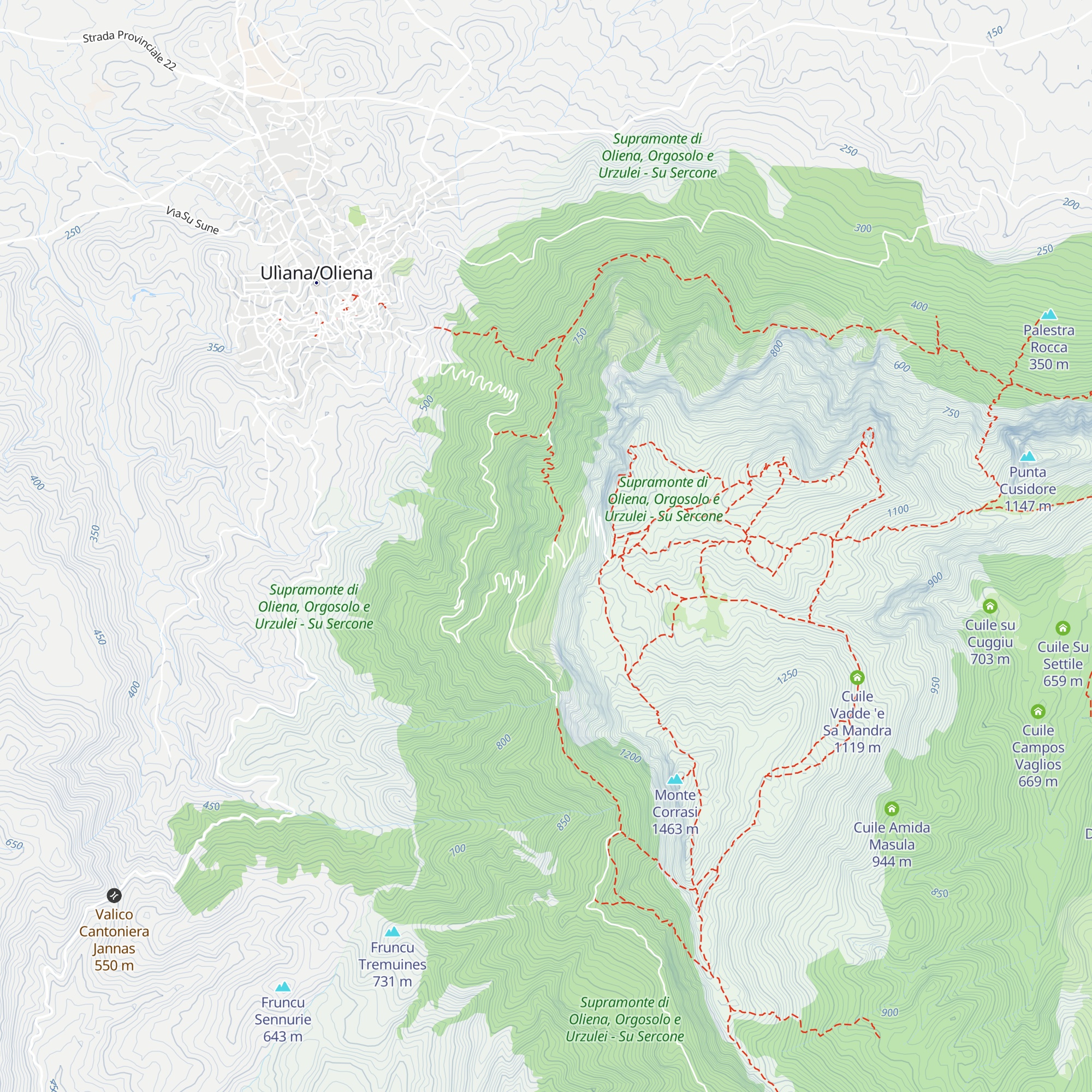 Cuile Tuones map