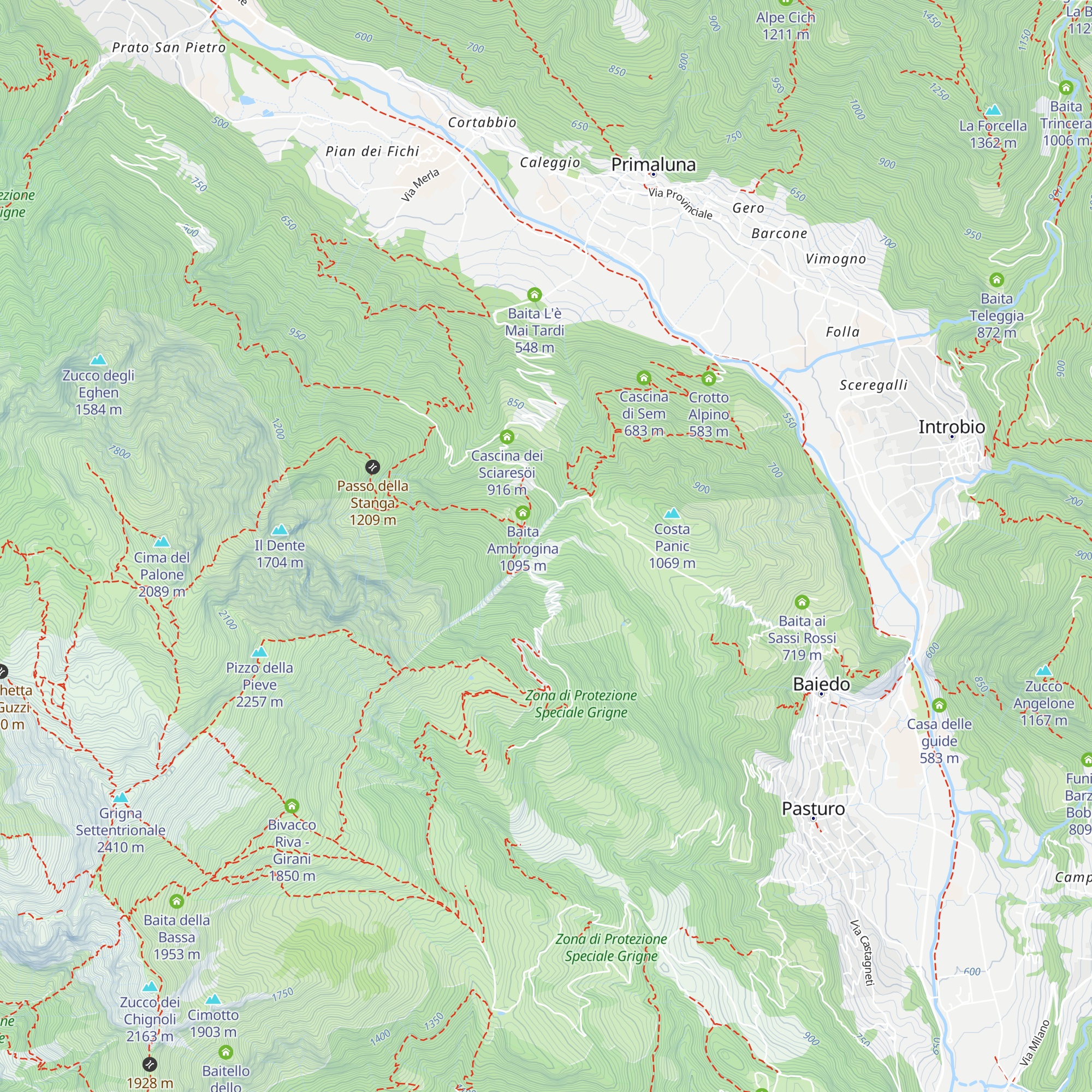 Baita Aleme map