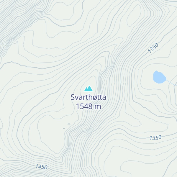 Map of Svarthøtta
