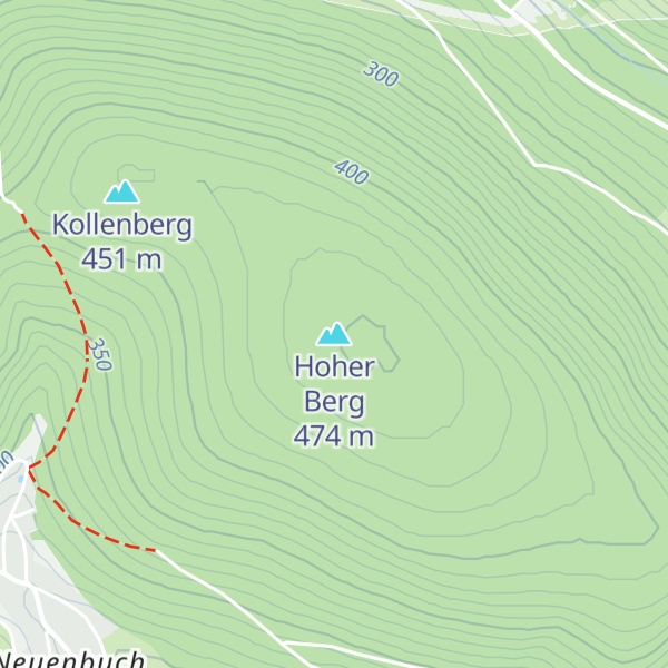 Map of Hoher Berg