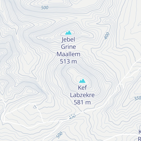 Map of Kef el Laham