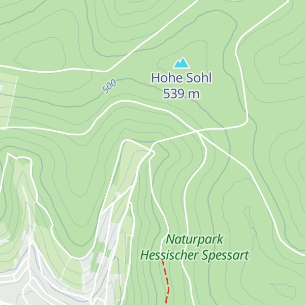 Map of Spessart Schutzhütte
