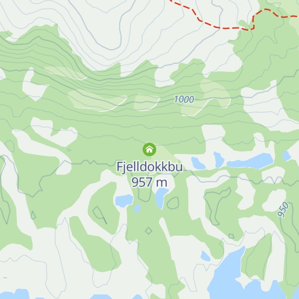 Map of Fjelldokkbu